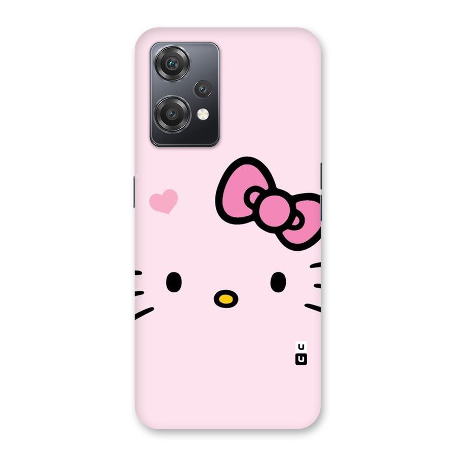 Cute Bow Face Back Case for OnePlus Nord CE 2 Lite 5G