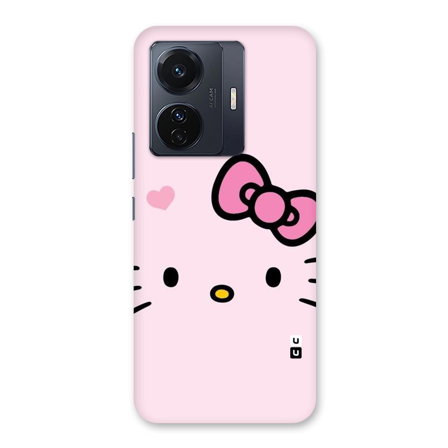 Cute Bow Face Back Case for Vivo T1 Pro