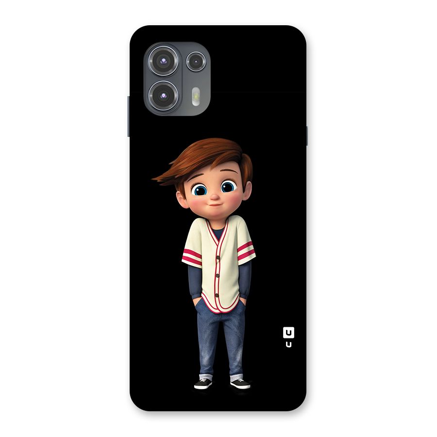 Cute Boy Tim Back Case for Motorola Edge 20 Fusion