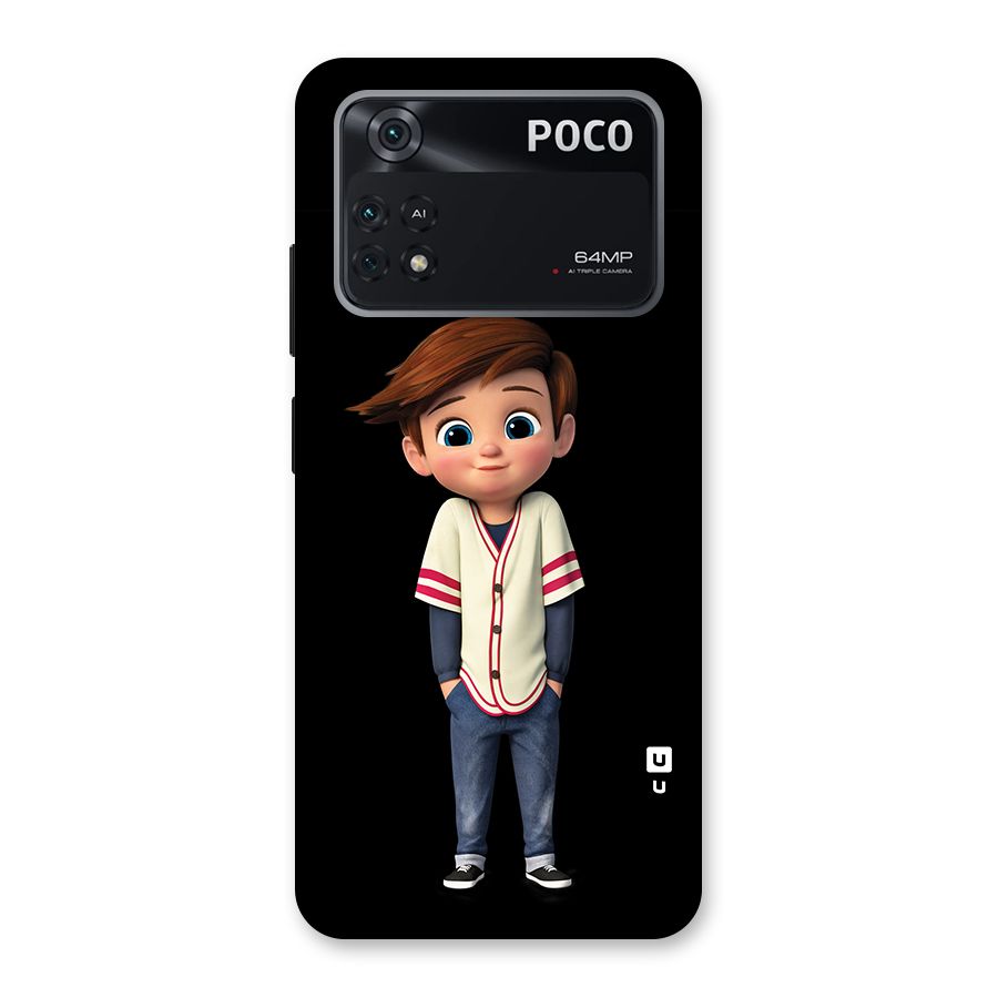 Cute Boy Tim Back Case for Poco M4 Pro 4G
