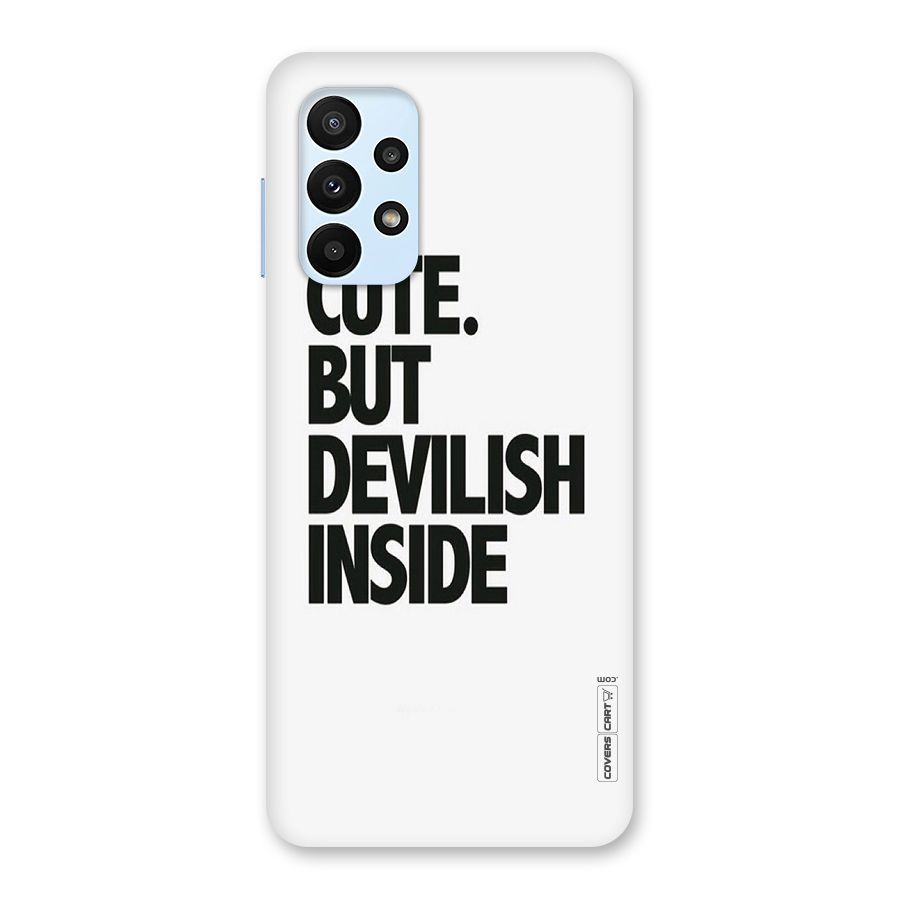 Cute But Devil Back Case for Galaxy A23