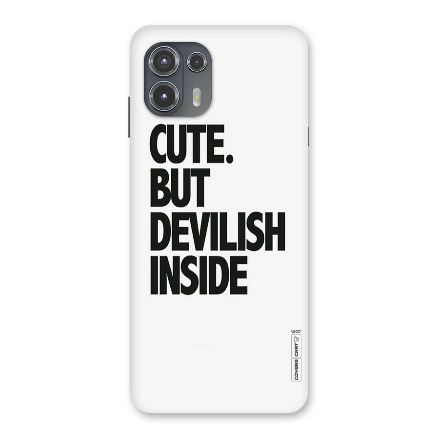 Cute But Devil Back Case for Motorola Edge 20 Fusion