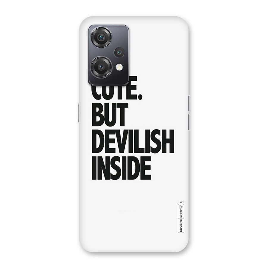 Cute But Devil Back Case for OnePlus Nord CE 2 Lite 5G