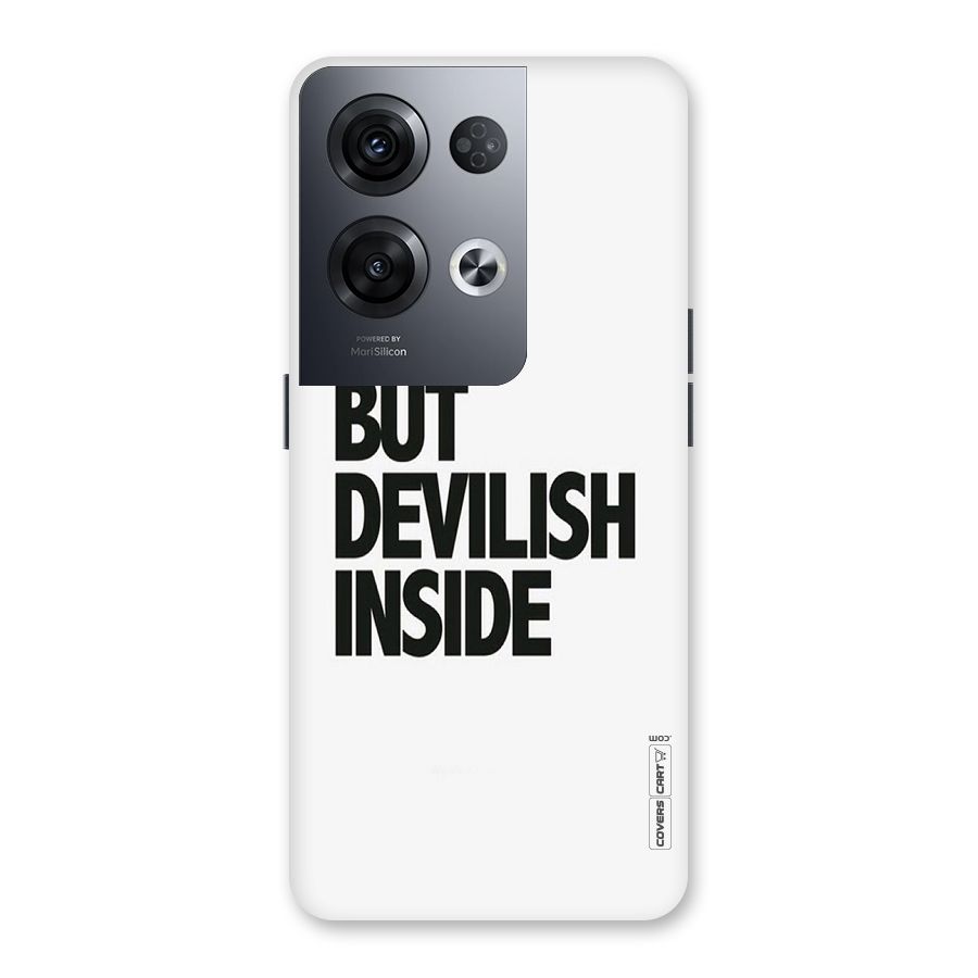Cute But Devil Back Case for Oppo Reno8 Pro 5G