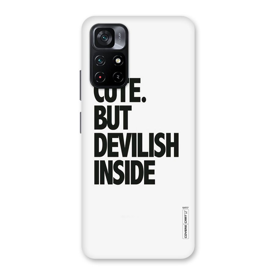 Cute But Devil Back Case for Poco M4 Pro 5G