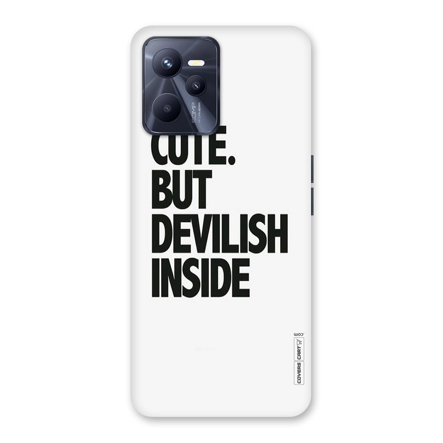 Cute But Devil Back Case for Realme C35