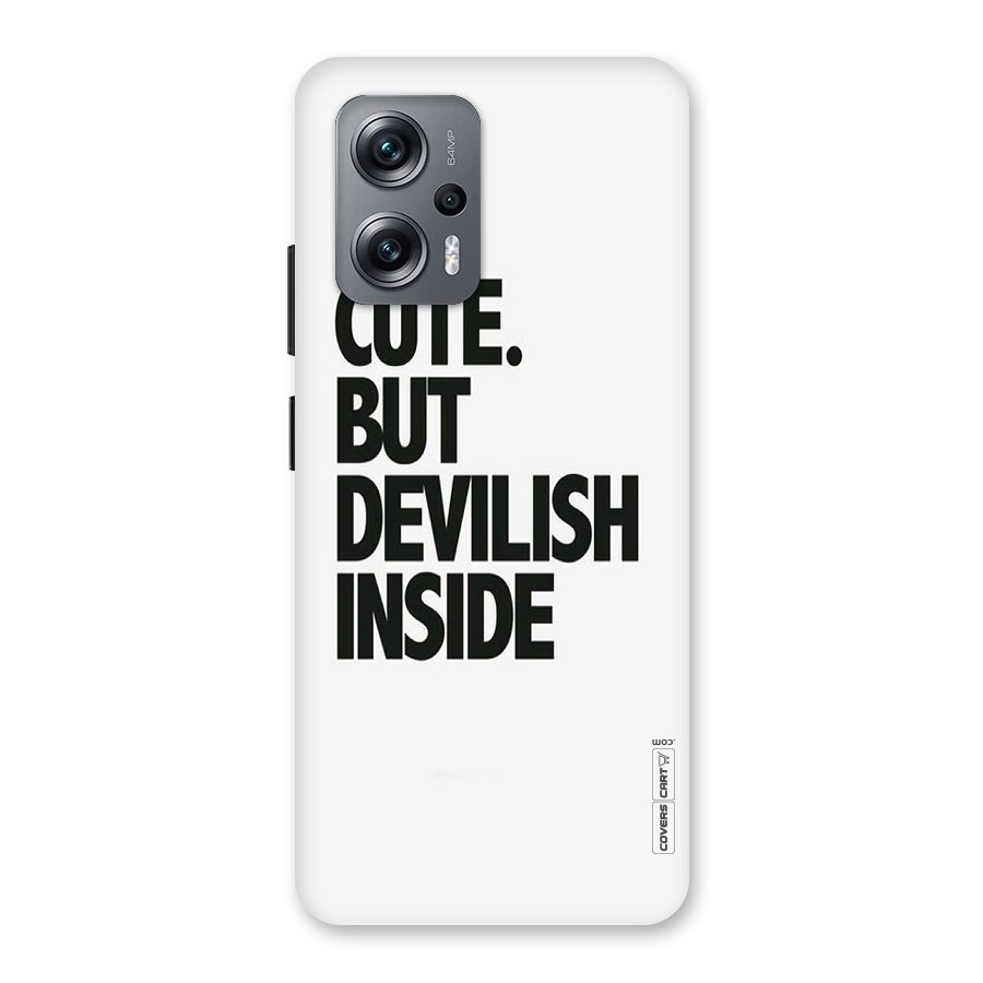 Cute But Devil Back Case for Redmi K50i