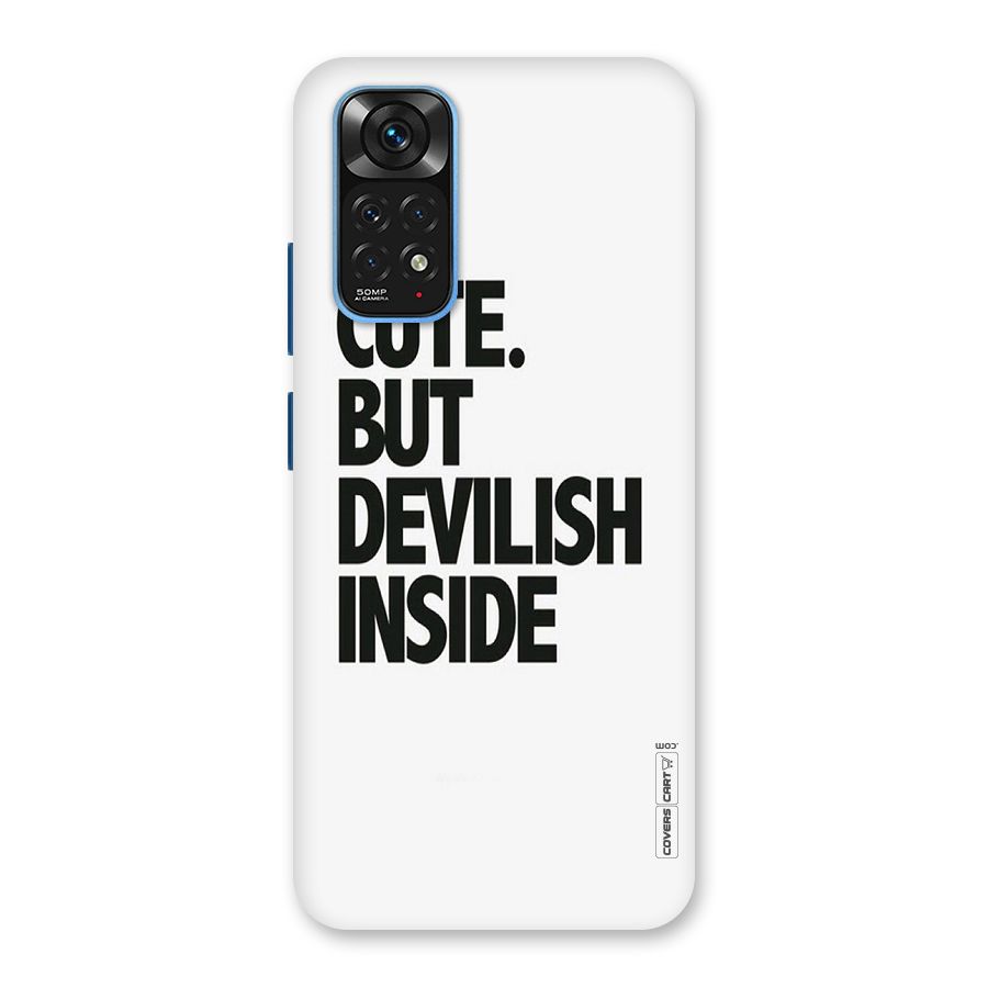 Cute But Devil Back Case for Redmi Note 11S