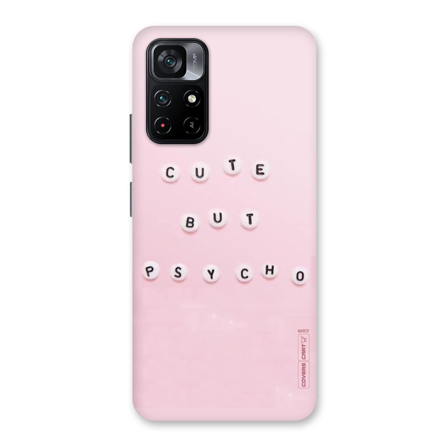 Cute But Psycho Back Case for Poco M4 Pro 5G