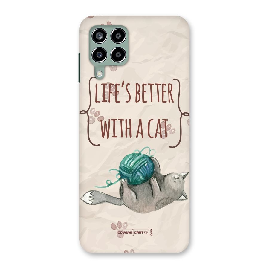 Cute Cat Back Case for Galaxy M33