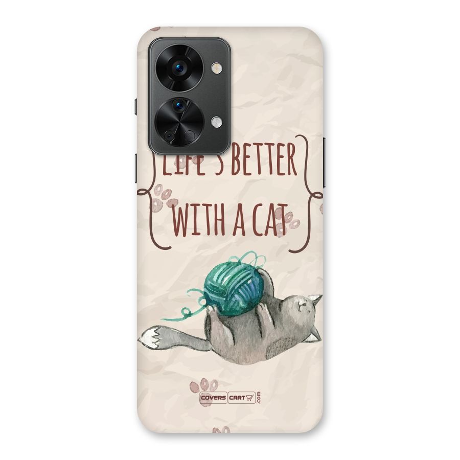 Cute Cat Back Case for OnePlus Nord 2T