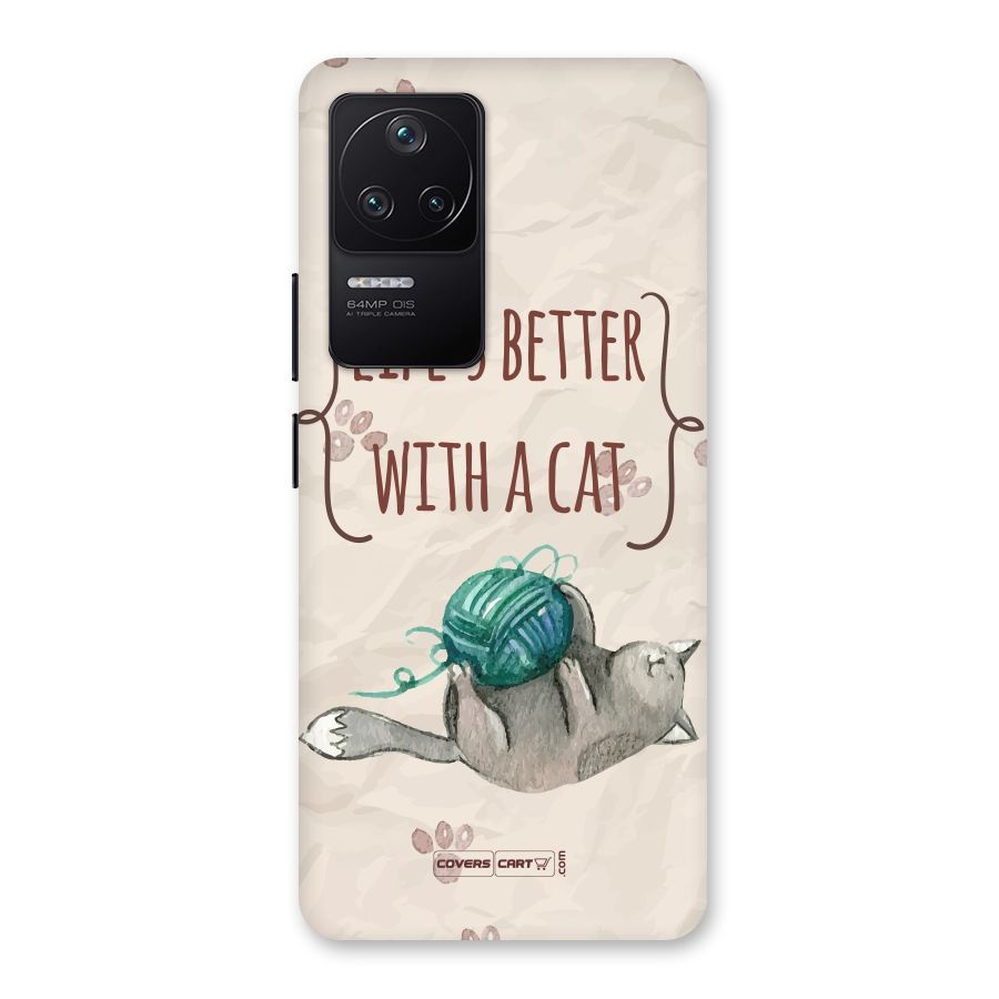 Cute Cat Back Case for Poco F4 5G