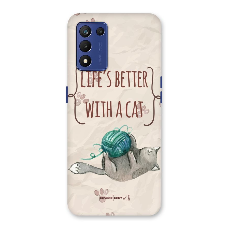 Cute Cat Back Case for Realme 9 5G Speed