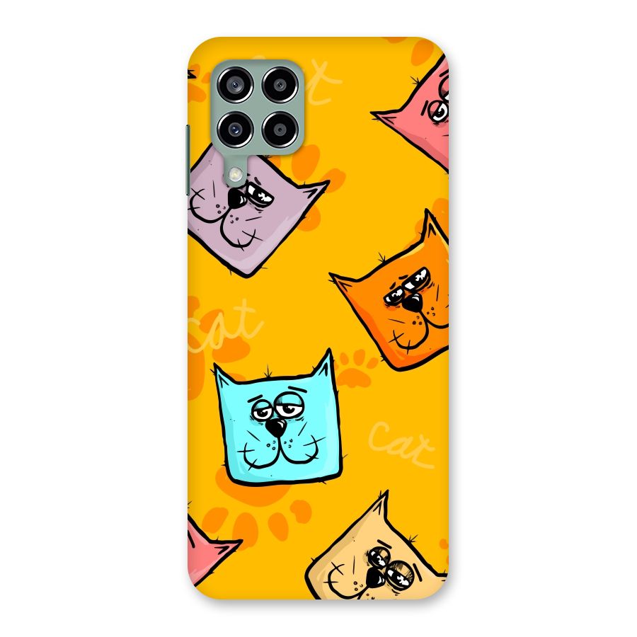 Cute Cat Pattern Back Case for Galaxy M33