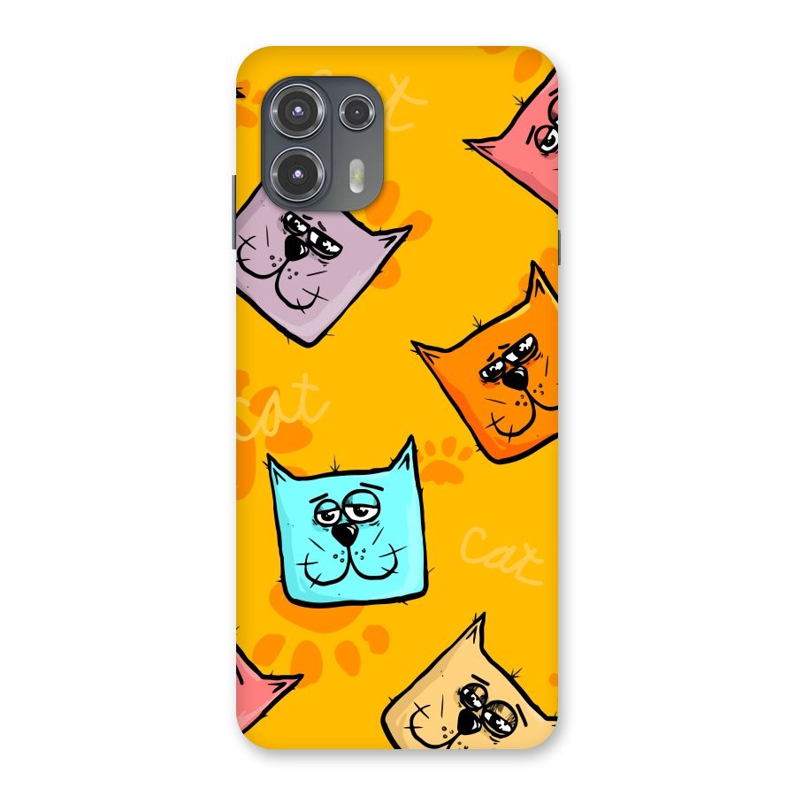 Cute Cat Pattern Back Case for Motorola Edge 20 Fusion