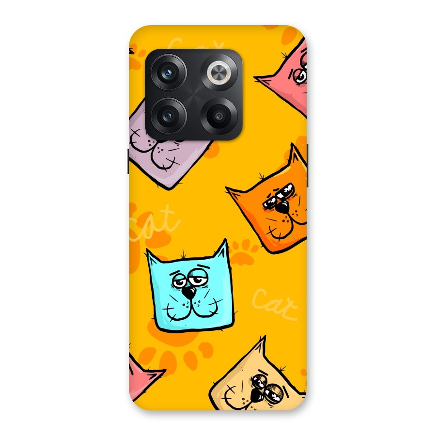 Cute Cat Pattern Back Case for OnePlus 10T