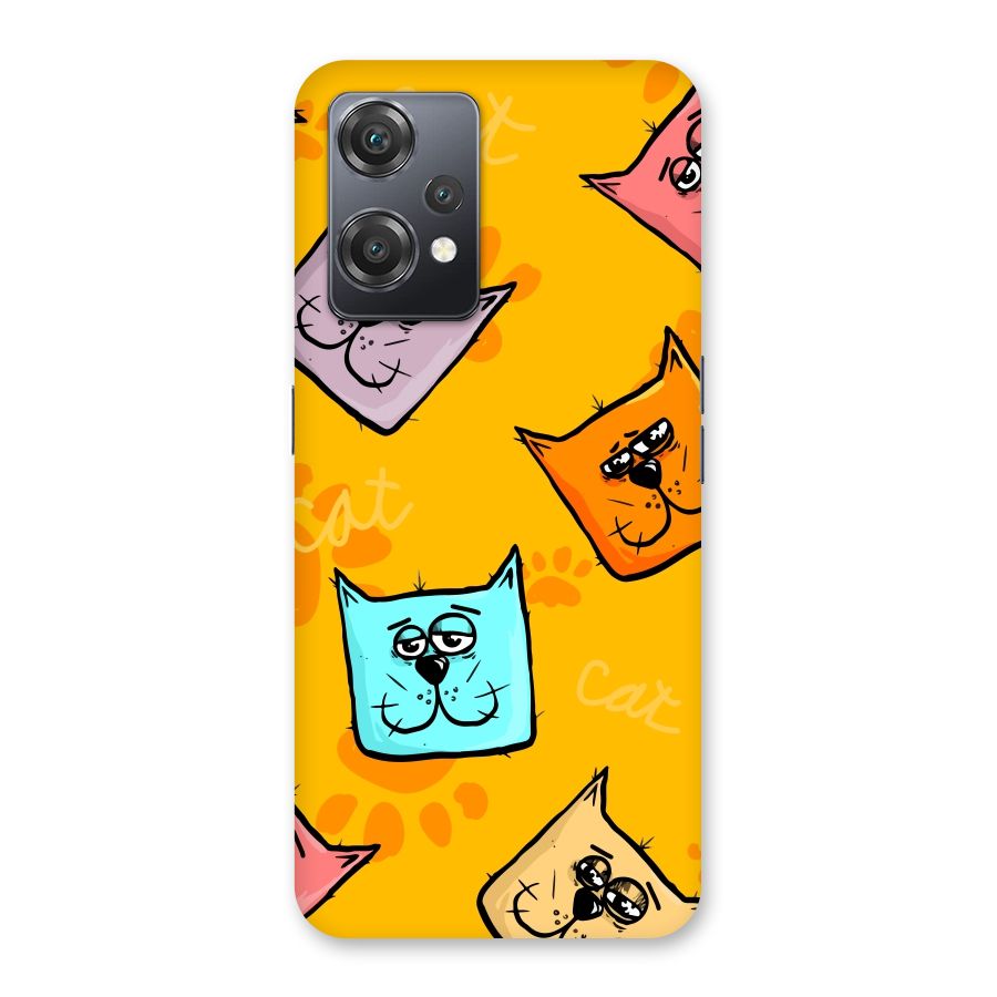 Cute Cat Pattern Back Case for OnePlus Nord CE 2 Lite 5G