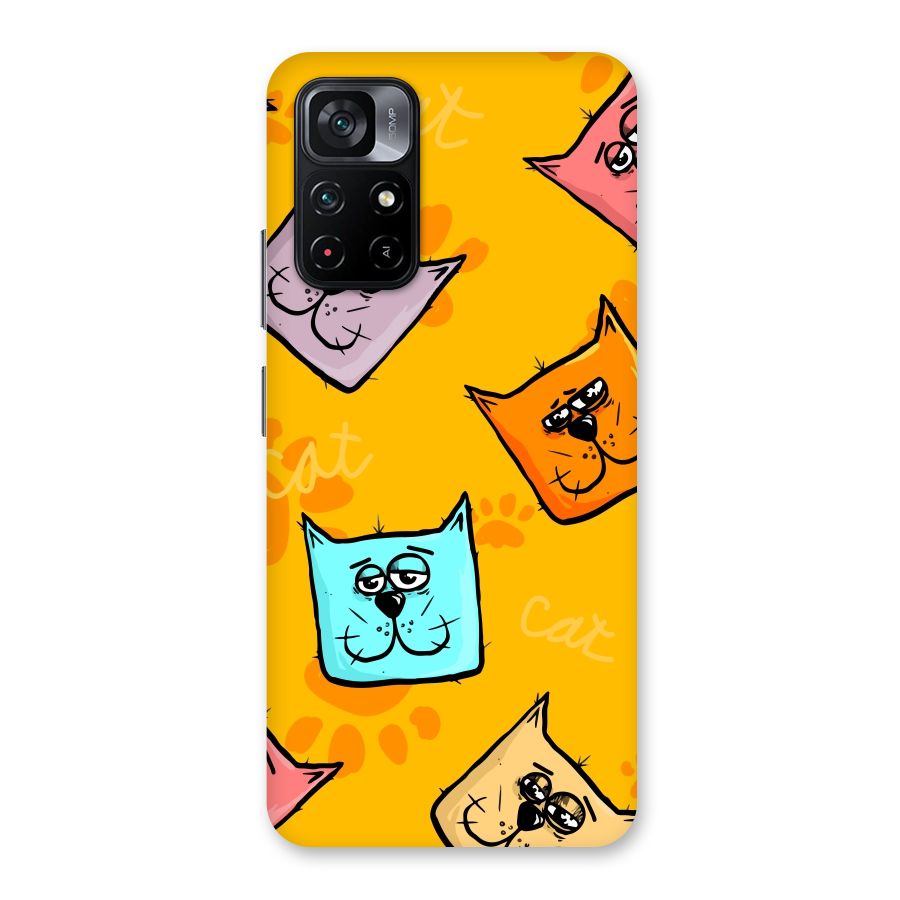 Cute Cat Pattern Back Case for Poco M4 Pro 5G