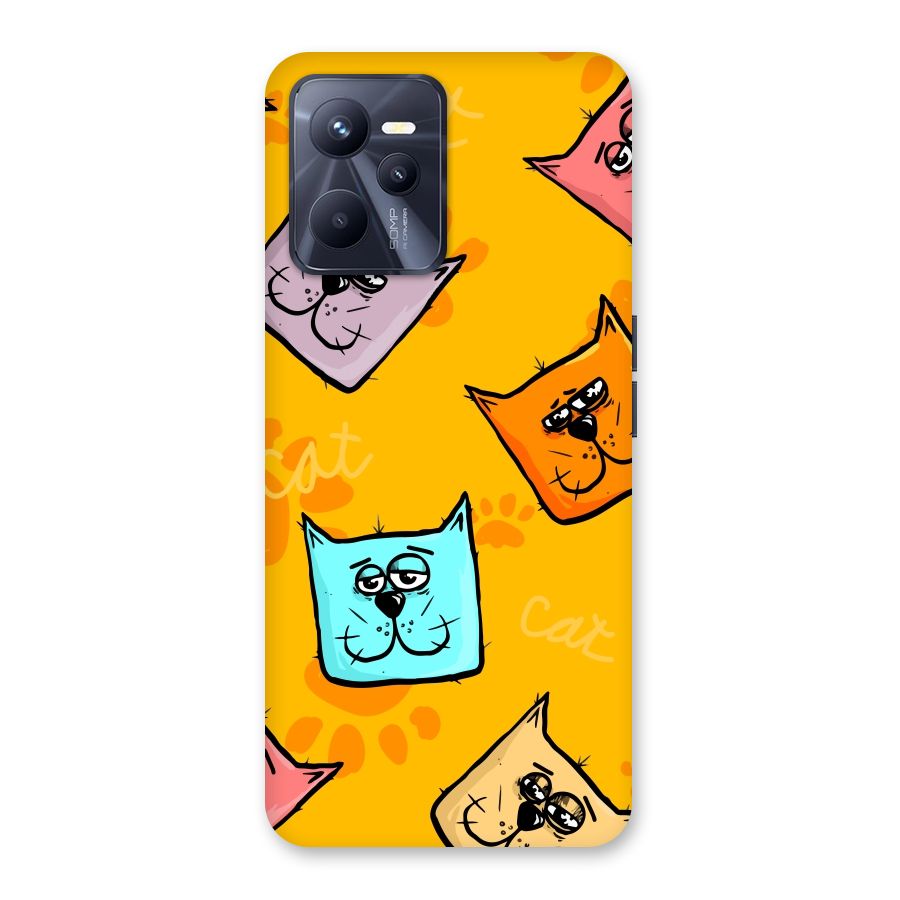 Cute Cat Pattern Back Case for Realme C35