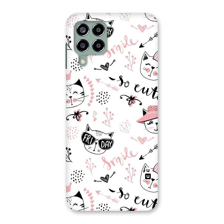 Cute Cat Swag Back Case for Galaxy M33