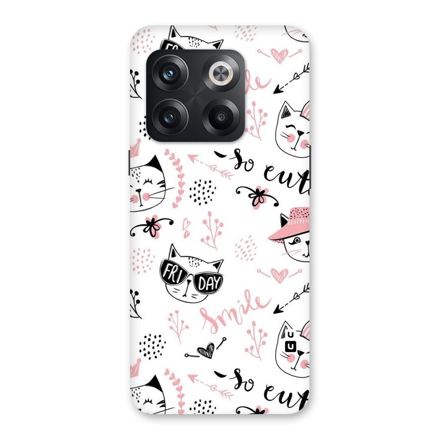 Cute Cat Swag Back Case for OnePlus 10T