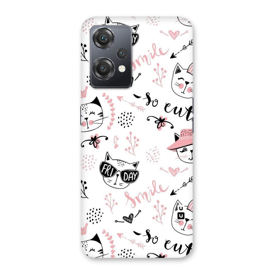 Cute Cat Swag Back Case for OnePlus Nord CE 2 Lite 5G