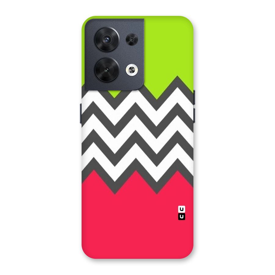 Cute Chevron Back Case for Oppo Reno8 5G
