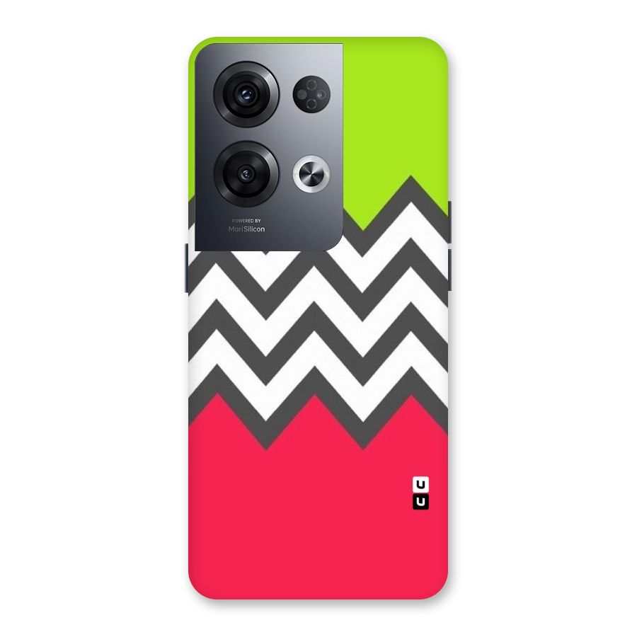 Cute Chevron Back Case for Oppo Reno8 Pro 5G