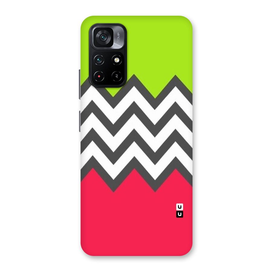 Cute Chevron Back Case for Poco M4 Pro 5G