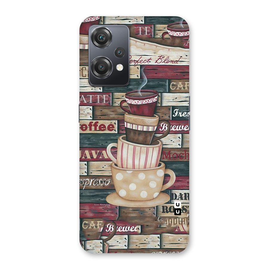 Cute Coffee Cups Back Case for OnePlus Nord CE 2 Lite 5G