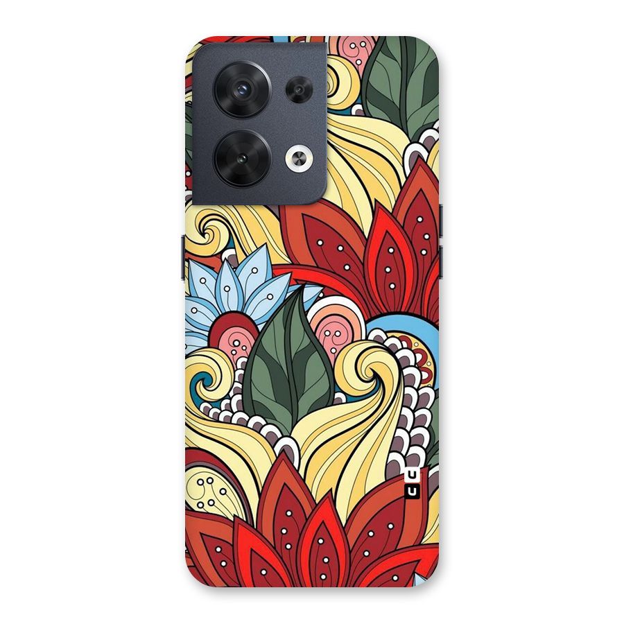 Cute Doodle Back Case for Oppo Reno8 5G