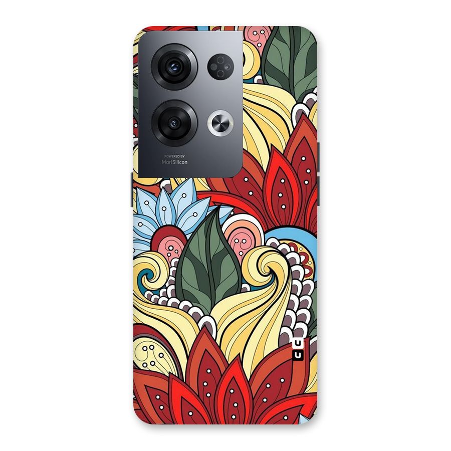 Cute Doodle Back Case for Oppo Reno8 Pro 5G