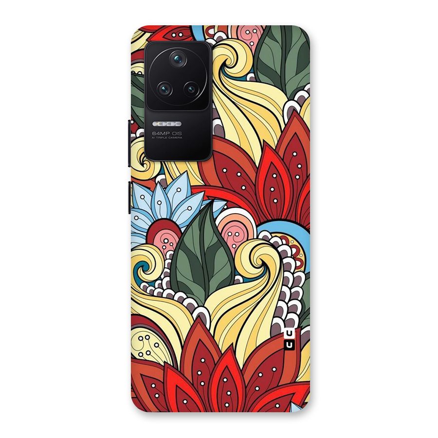 Cute Doodle Back Case for Poco F4 5G