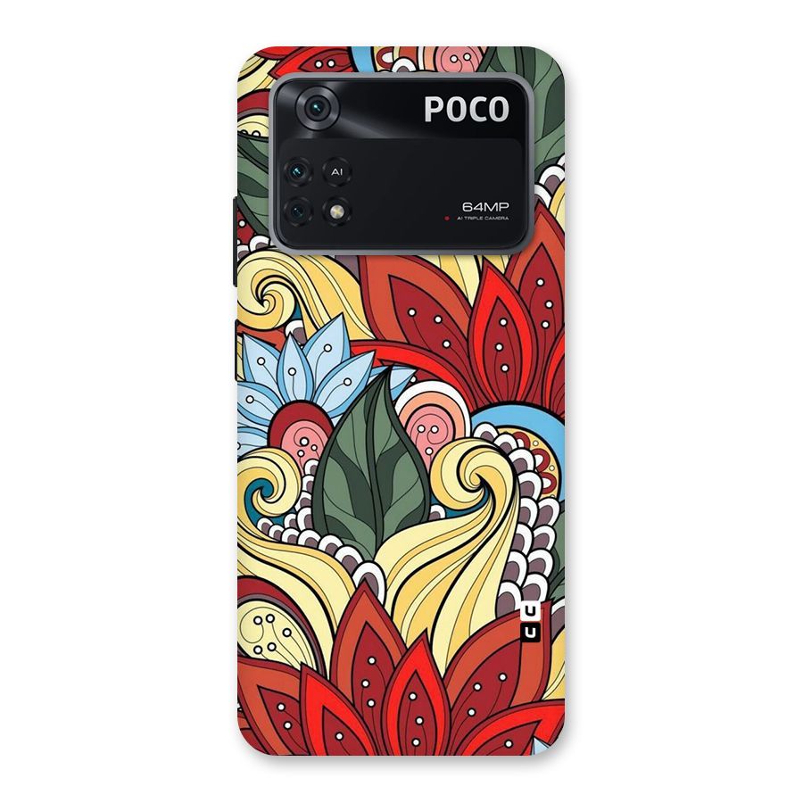 Cute Doodle Back Case for Poco M4 Pro 4G