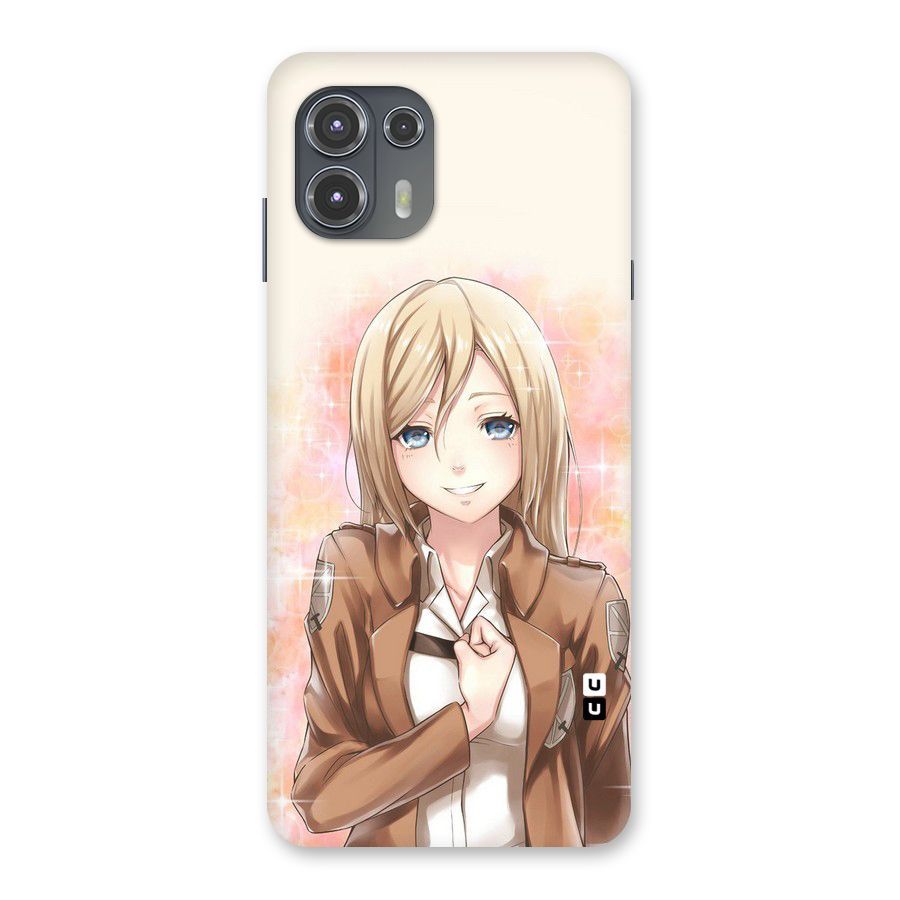 Cute Girl Art Back Case for Motorola Edge 20 Fusion