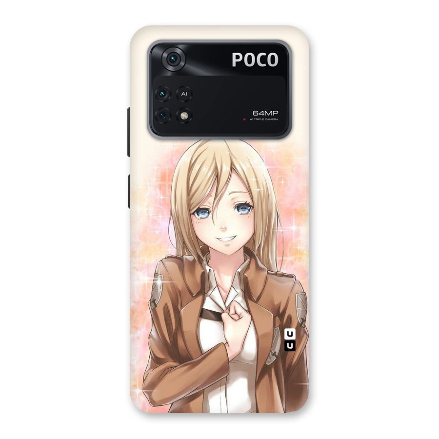 Cute Girl Art Back Case for Poco M4 Pro 4G