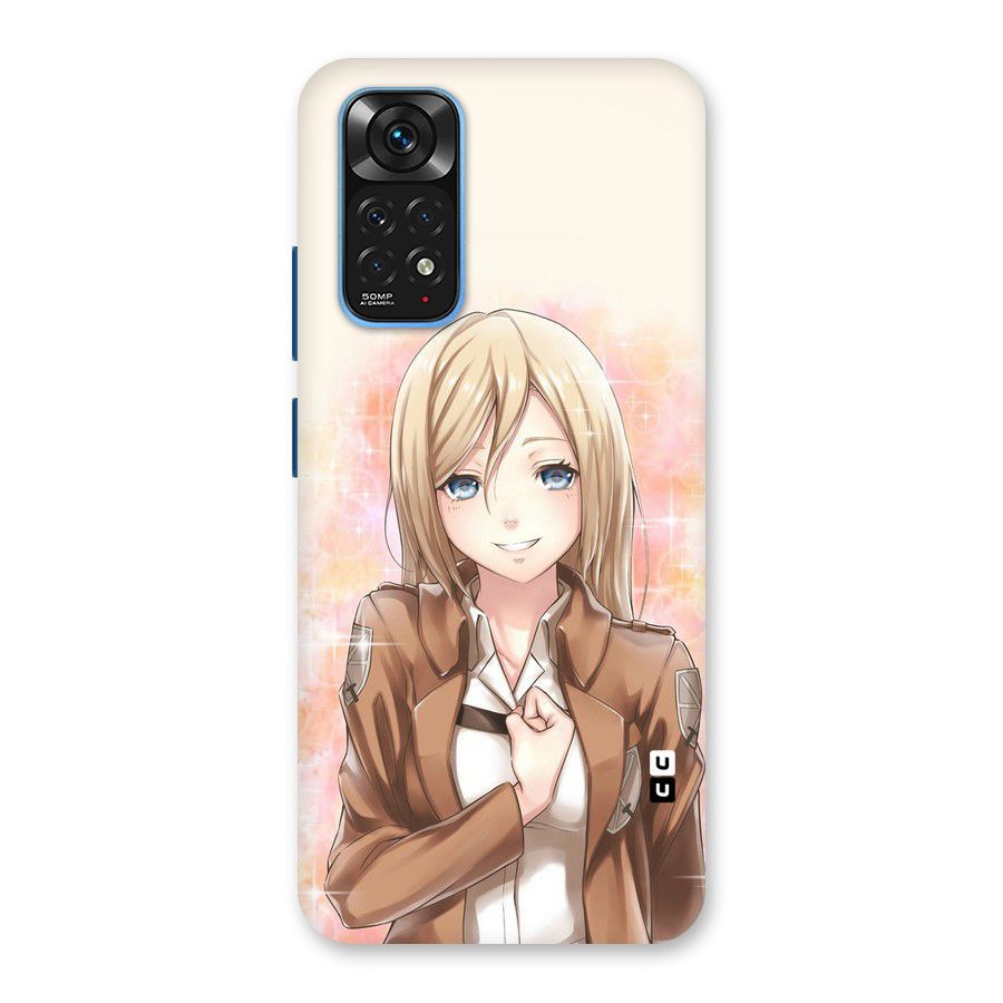 Cute Girl Art Back Case for Redmi Note 11S