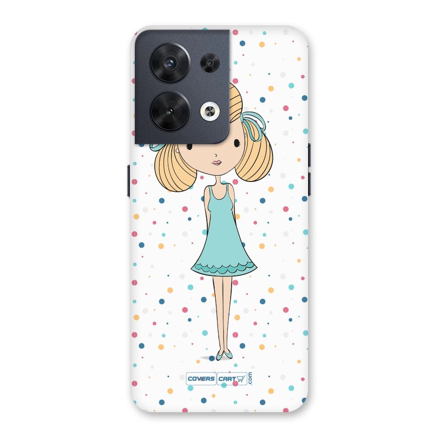 Cute Girl Back Case for Oppo Reno8 5G