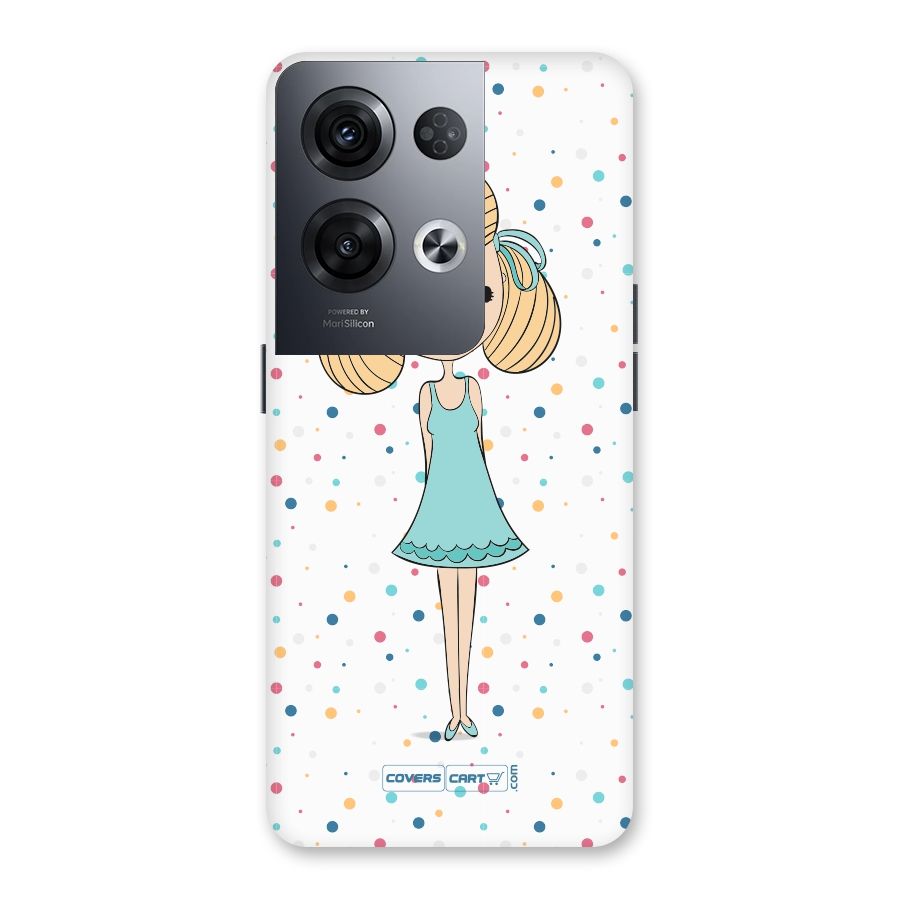 Cute Girl Back Case for Oppo Reno8 Pro 5G