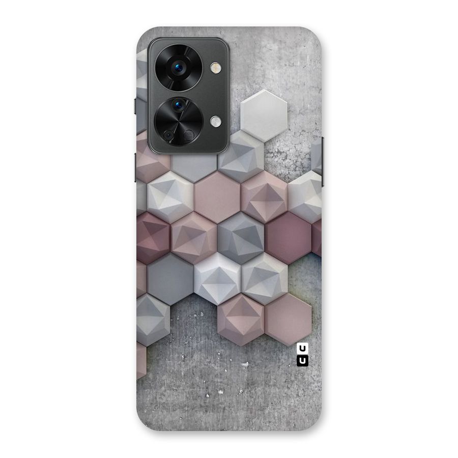 Cute Hexagonal Pattern Back Case for OnePlus Nord 2T