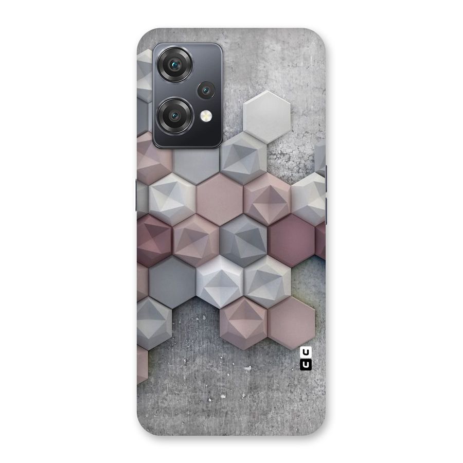 Cute Hexagonal Pattern Back Case for OnePlus Nord CE 2 Lite 5G