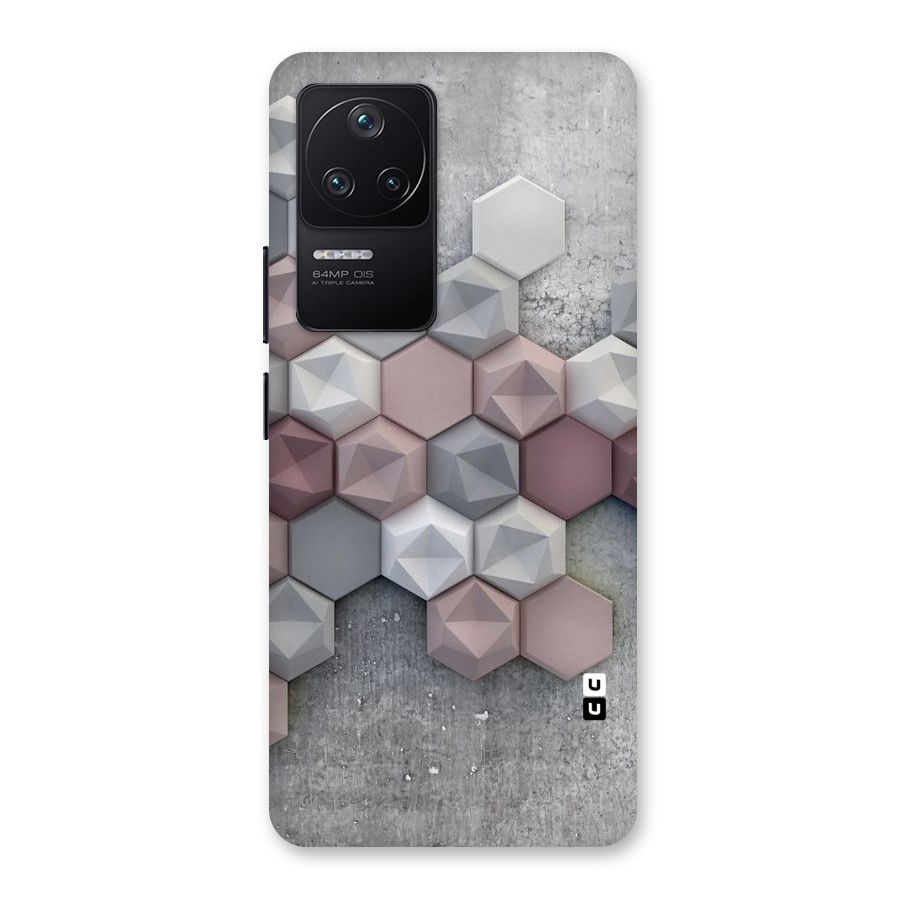 Cute Hexagonal Pattern Back Case for Poco F4 5G