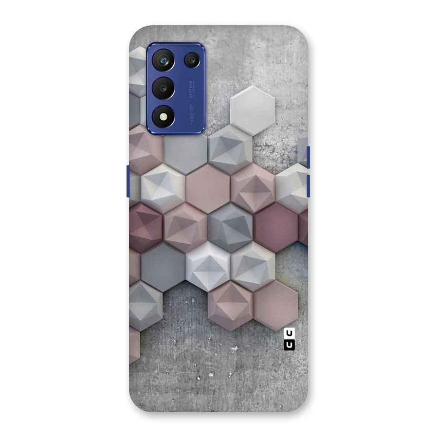 Cute Hexagonal Pattern Back Case for Realme 9 5G Speed