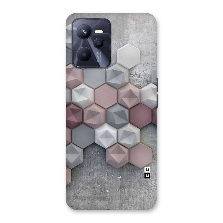 Cute Hexagonal Pattern Back Case for Realme C35