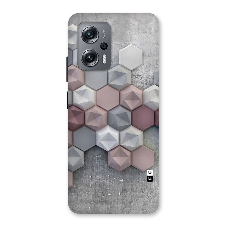 Cute Hexagonal Pattern Back Case for Redmi K50i