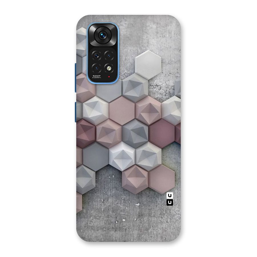Cute Hexagonal Pattern Back Case for Redmi Note 11S