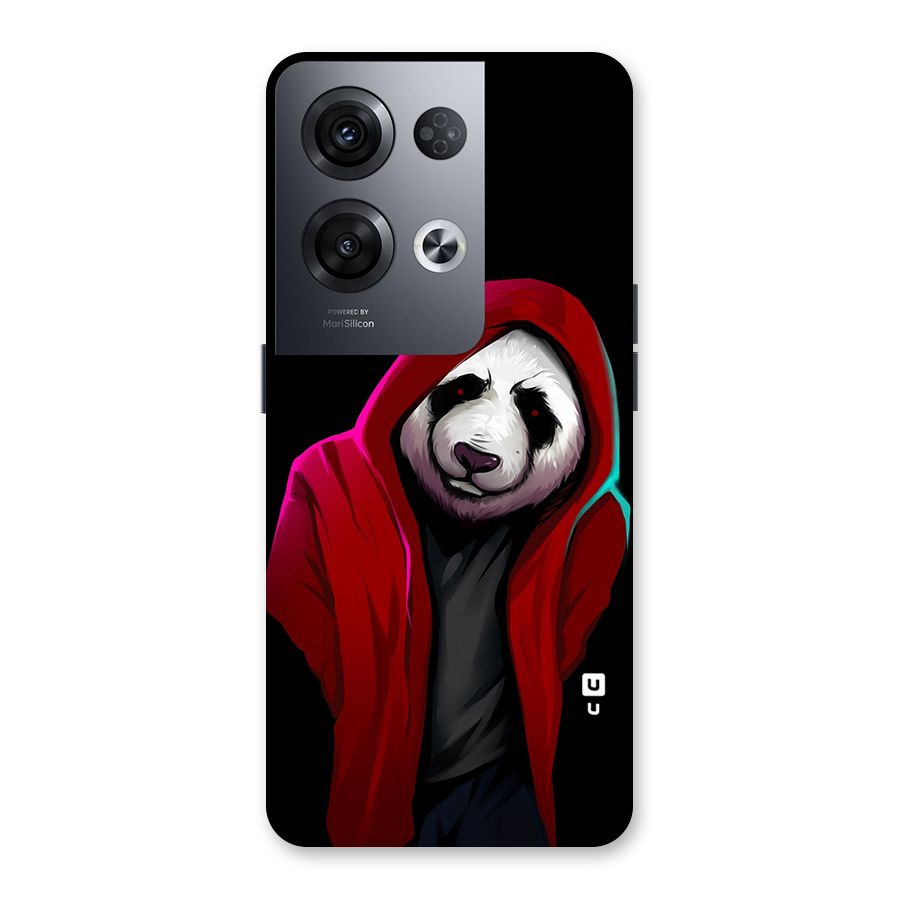 Cute Hoodie Panda Back Case for Oppo Reno8 Pro 5G