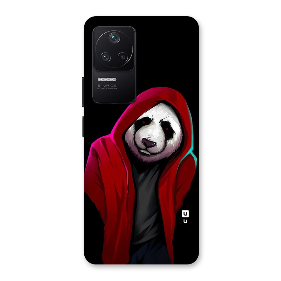 Cute Hoodie Panda Back Case for Poco F4 5G