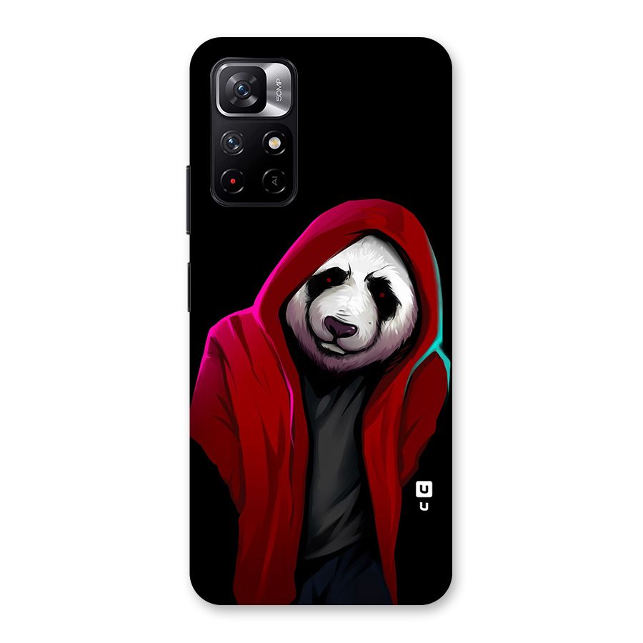Cute Hoodie Panda Back Case for Redmi Note 11T 5G