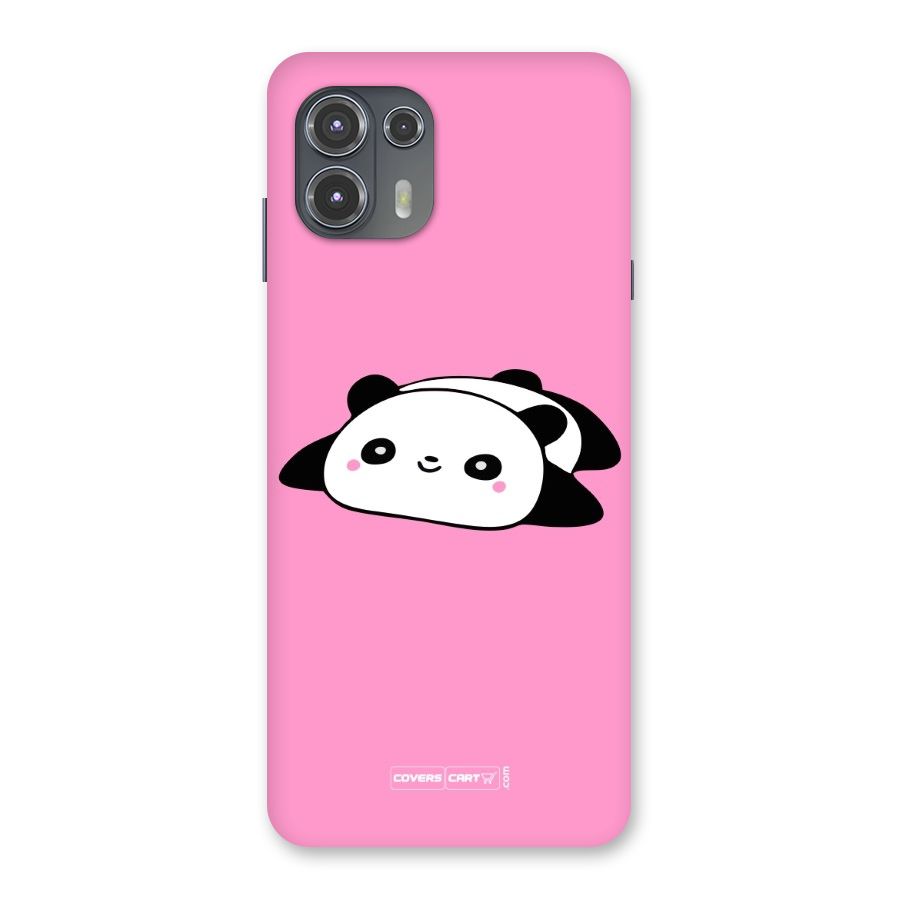Cute Lazy Panda Back Case for Motorola Edge 20 Fusion